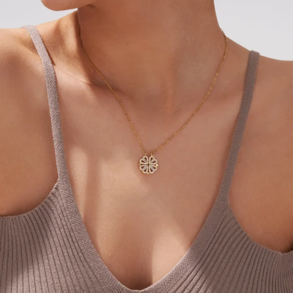 Clover Hearts Necklace - Image 6