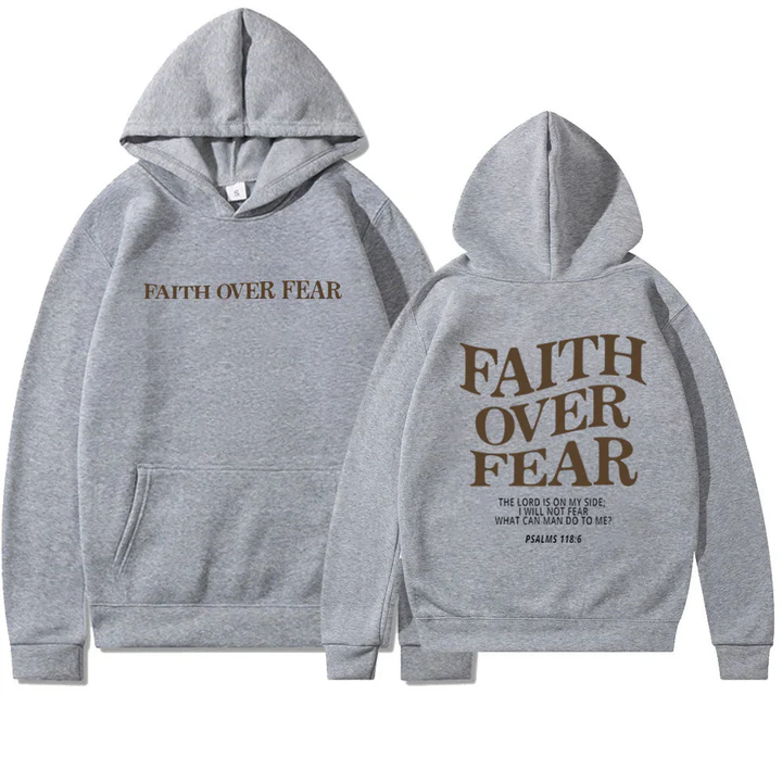 Faith Over Fear Hoodie - Image 7