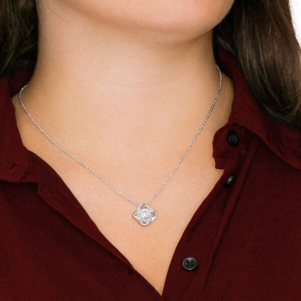 Mom Love Knot Necklace From Son - Image 9