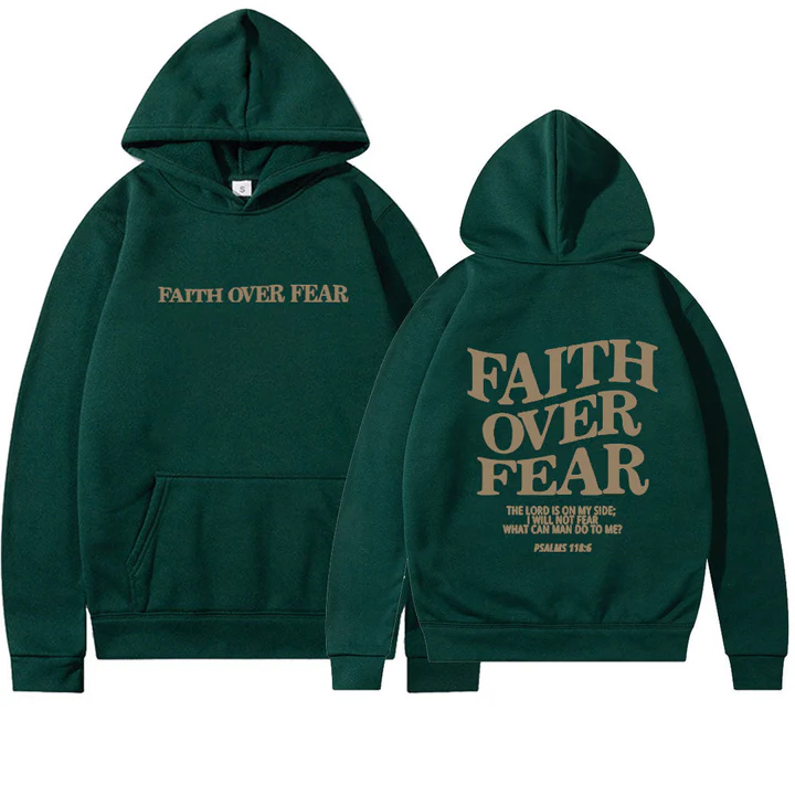 Faith Over Fear Hoodie - Image 5