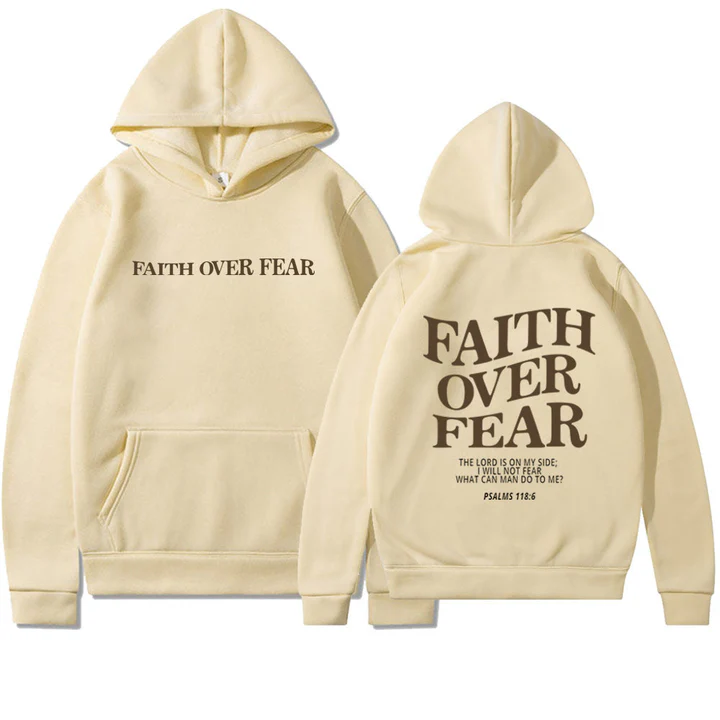Faith Over Fear Hoodie - Image 3